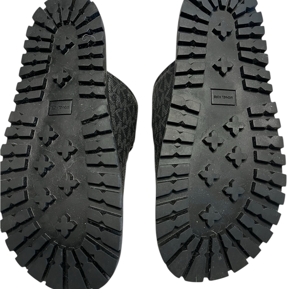 Michael Kors Black Slide Sandals - Picture 4 of 4
